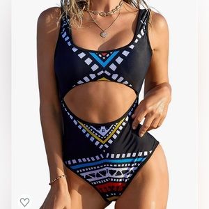 Brand New!!  size L one piece bathing suit